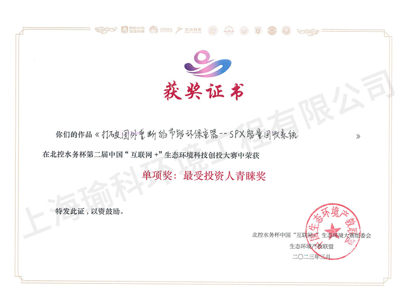 最受投資人青睞獎